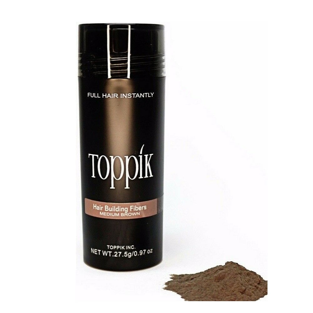 Toppik Hair Building Medium Brown Fibers 27.5g/0.97oz. Toppik Hair Building Medium Brown Fibers 27.5g/0.97oz.