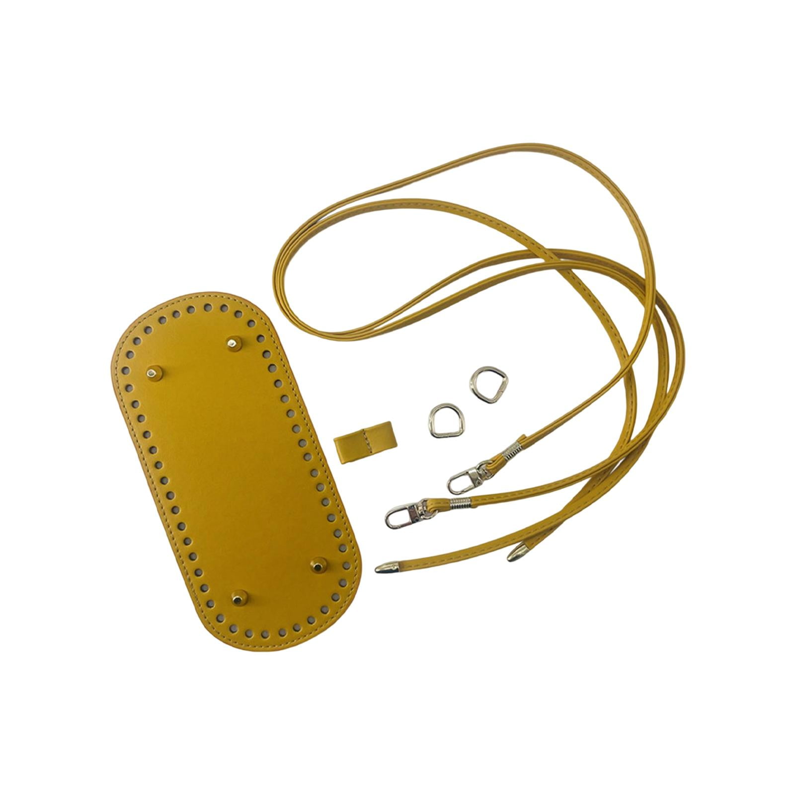 lionlar DIY PU Leather Bag Knitting Set Bag Strap DIY Craft for - Main Image