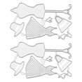 thumbnail image 1 of Troqueles de corte en relieve, percha de ropa de acero al carbono, cortes de diseño para manualidades de álbum de recortes, 2 uds., 1 of 14