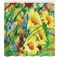 thumbnail image 3 of Ambesonne Fine Art Shower Curtain, Watercolor Flower Field, 69"Wx70"L, Multicolor, 3 of 3