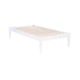 thumbnail image 2 of Powell Plumley 15.75" High Low Profile Platform Bed Frame, Twin, White, 2 of 12