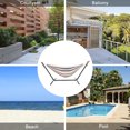 thumbnail image 2 of Clearance! Hammock with Stand, Brazilian Style Hammock Bed with Steel Stand and Carrying Bag, Portable Double Hammock for Patio Balcony Deck Indoor Outdoor, Max Load 450lbs, Easy Set Up, K3965, 2 of 11