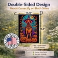 thumbnail image 4 of Vizsla Witchy Halloween Garden Flag 11.25 in x 15.5 in, 4 of 8