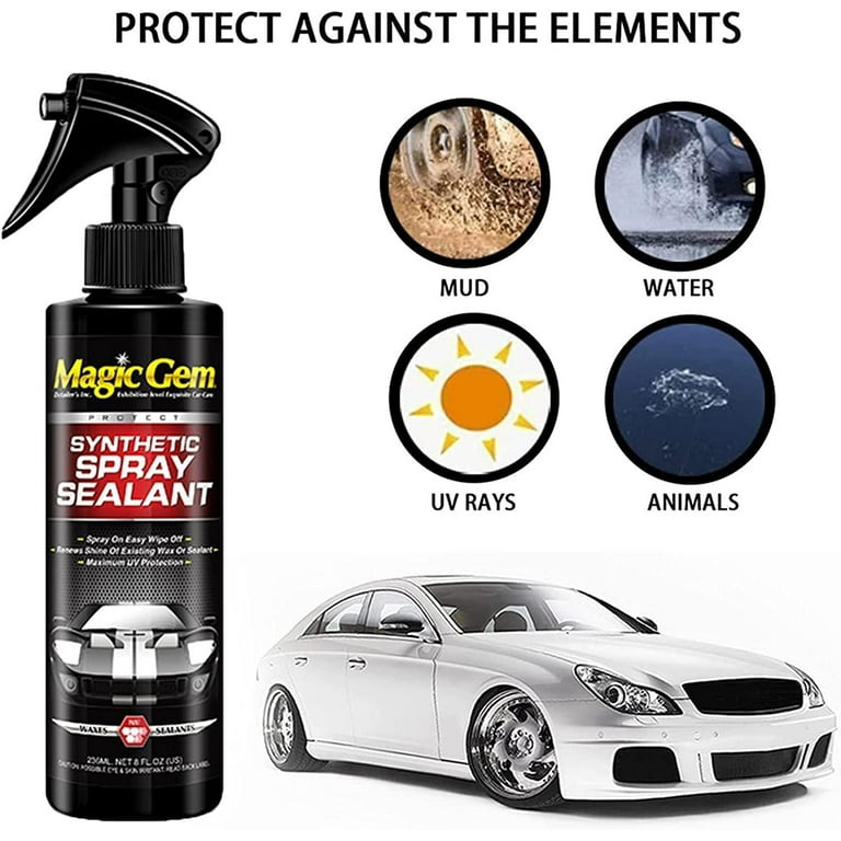 Magic Gem Nano Spray Seal, New Car Wax Polish Spray, Coating Spray