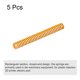 thumbnail image 3 of Troquel Resorte Unique Bargains 16mm OD 125mm Largo 5 Piezas Espiral Estampado Ligera Carga Compresión Amarillo, 3 of 5