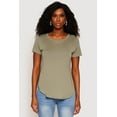 thumbnail image 2 of Womens Side Slit High Low Hem Tee, 2 of 4