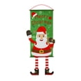 thumbnail image 1 of Abbracc Merry Christmas Snowman Elk Tree Elf Wreath Banner-01 Santa Claus, 1 of 9