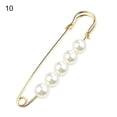thumbnail image 2 of Naierhg Safety Brooch Fine Workmanship Prevent Exposure Attractive Faux Pearl Women Safety Pin for Jewelry Craft, 2 of 8
