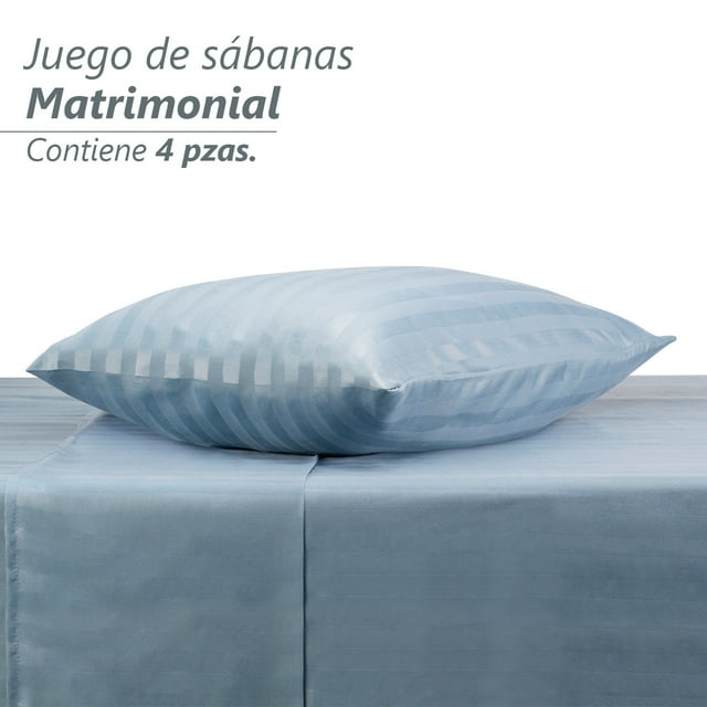 Juego De Sabanas Matrimonial Egipcian Premium 2,800 Hilos