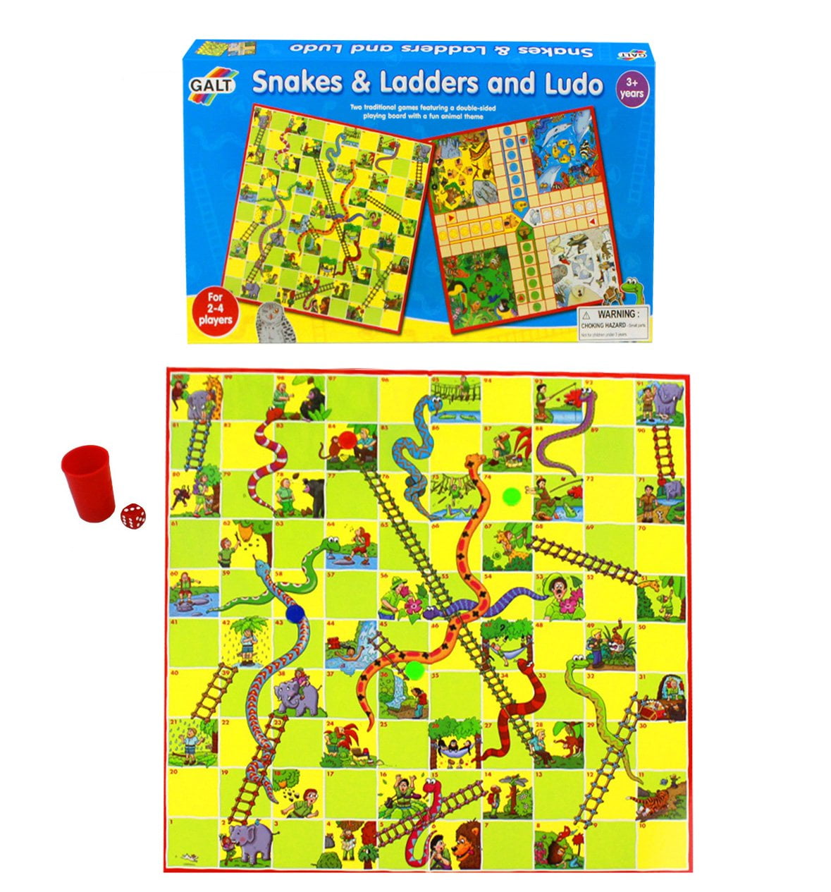 Snakes & Ladders And Ludo Board Game
