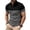 Gray, variant on AJZIOJIRO Men's Summer Casual Tees Shirts Lapel Cotton Shirt Tops Short Sleeve Pullover T-Shirts S-3XL