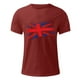 thumbnail image 5 of Mens Casual Manga Corta Botón Abajo Camisetas Estados Unidos Bandera Impresión Cuello Redondo Suéter Camiseta, Poliéster Casual Uso Diario para Hombres, 5 of 5