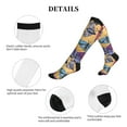 thumbnail image 6 of Bixox Butterfly 3 Print Compression Socks,Compression Socks Women & Men Circulation for Medical,Running,Athletic, 6 of 7