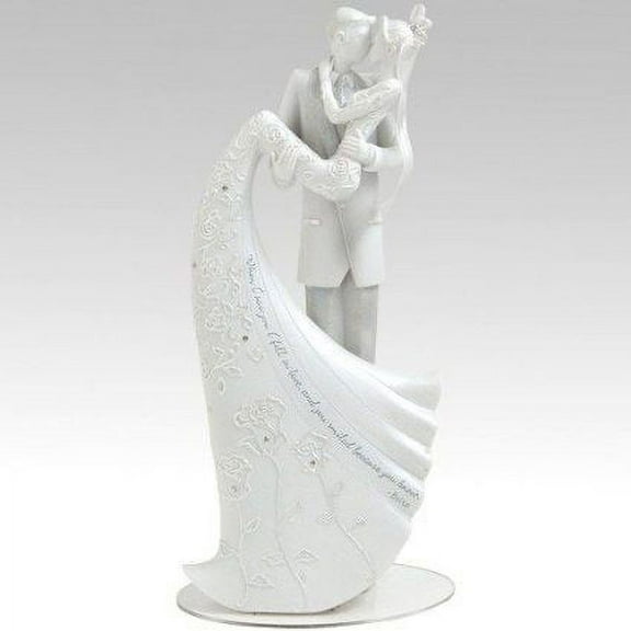 Wedding Kiss Cake Topper Polyresin Gina Freehill 63601