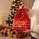 thumbnail image 1 of Bolsa de regalo navideña de lona | Bolsa de mano con asa resistente | Bolsa para envolver regalos navideños en rojo y verde | Bolsa reutilizable de tela para dulces navideños | Almacenamiento de, 1 of 6