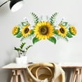 thumbnail image 3 of Cheapark Removable Sunflower Wall Decals Sticker for Bedroom Living Room Bedside Home Decor Peel and Stick Farmhouse Style Wa ll Art, 3 of 6