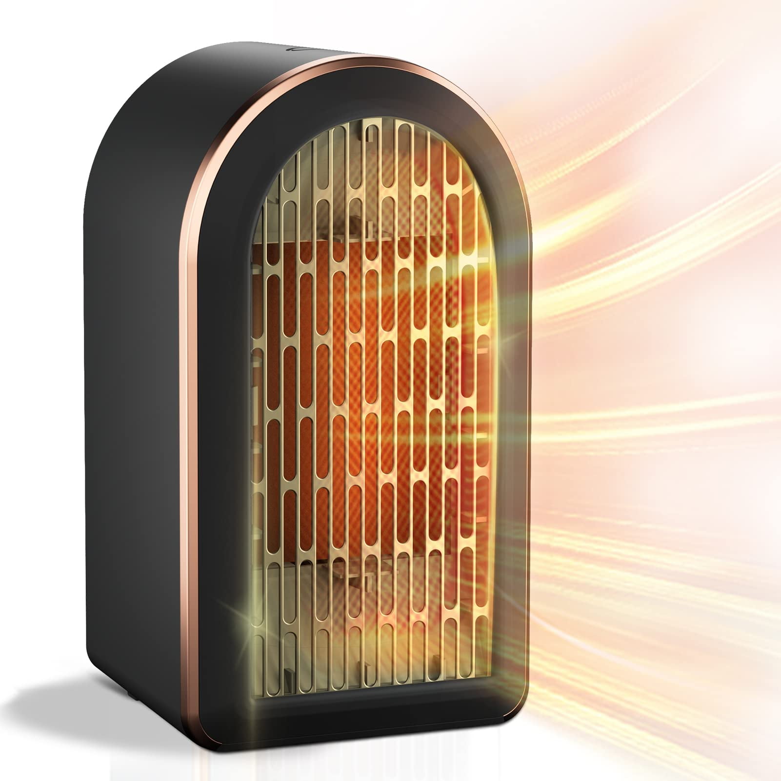 Small Electric Heater, Portable Space Heaters for Indoor Use, Mini