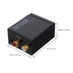 thumbnail image 3 of Convertidor de audio de señal digital a señal analógica, caja de conmutación de audio con cable de alimentación USB y cable de fibra óptica negro., 3 of 7