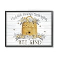thumbnail image 5 of Stupell Industries In A World Bee Kind Motivational Phrase Beehive Graphic Art Black Framed Art Print Wall Art, 14x11, by Deb Strain, 5 of 5