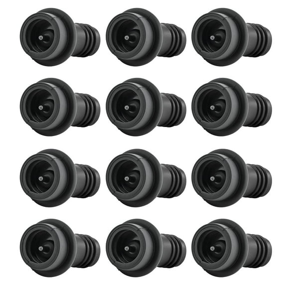 Wine Stoppers WOTOR, aspiradora de silicona, reutilizables, paquete de 12 unidades