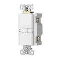 thumbnail image 4 of EATON Wiring GFCI Self-Test 20A -125V Blank Face Receptacle with Standard Size Wallplate, White, 4 of 5