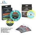 thumbnail image 1 of 1-8wt Weight Forward Floating Fly Fishing Line 100FT Multi Color Fly Line Pale Green Combo WF8F, 1 of 6