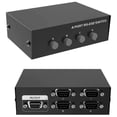 thumbnail image 2 of RS232 Switch 4 in 1 Out RS232 Serial DB9 Pin Switcher 4x1 for PC Console Printer Sharing Selector Co, 2 of 5