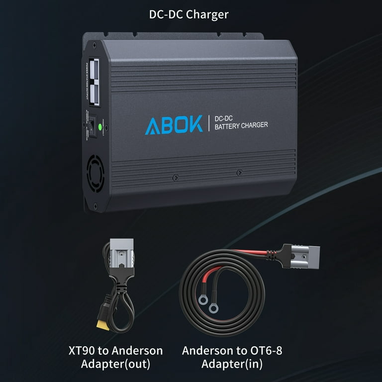 ABOK 500W Alternator Charger (Fast DC-to-DC) | For 95% Solar