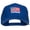 Royal, variant on Honor American Flag Patched Twill Cap - Black OSFM