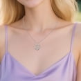 thumbnail image 6 of Taioiat 666 Necklace for Women Rose Angel Numbers Necklace with Cubic Zirconia Angel Numbers Carving Jewelry Valentines Day Gift for Wife Girlfriend Her, 6 of 7