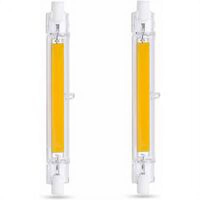 uds bombilla LED R7S 118mm 10W blanco frío 6000K, 2000lm, no regulable, bombilla LED COB delgada R7S 118mm para lámpara de pared/pie