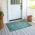 thumbnail image 6 of Addison Rugs Chantille Indoor/Outdoor Traditional Oriental Teal Washable Rectangle Rug, 1'8" x 2'6", 6 of 6