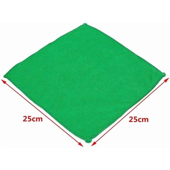 Microfiber Cleaning Cloths, 10 Pack Car and Motorcycle Wash Towels for Glass Paint and Household Surfaces, Streak Free
