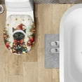 thumbnail image 4 of ZIATUBLE Xmas Tree Toilet Lid Seat Cover Black Cat Toilet Lid Covers for Bathroom Decoraction Toilet Seat Dust Cover Elongated Lids Fits Most Round Elongated and Oblong Lids, 4 of 6