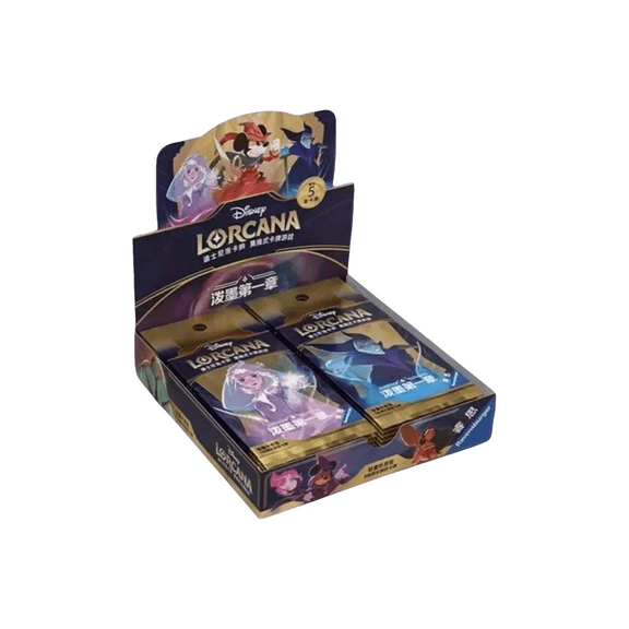 Simplified Chinese Language Disney Lorcana: First Chapter Light Booster Box by Ravensburger - 24 Packs