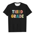 thumbnail image 4 of Bearichfupo Children's Fashion Back To School Season Printed Round Neck Short Sleeve Casual T Shirt Top (10) 3-4 Years, 4 of 4