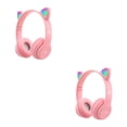 thumbnail image 1 of sweethay Auriculares inalámbricos P47M con luz LED y orejas de gato bonitas con micrófono, casco de música estéreo para chico y chica, auriculares Type3 NO3, 1 of 6