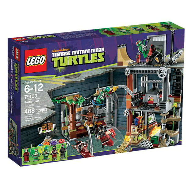 LEGO® Mutant Ninja Turtles® Lair Attack w/ Minifigures | - Walmart.com
