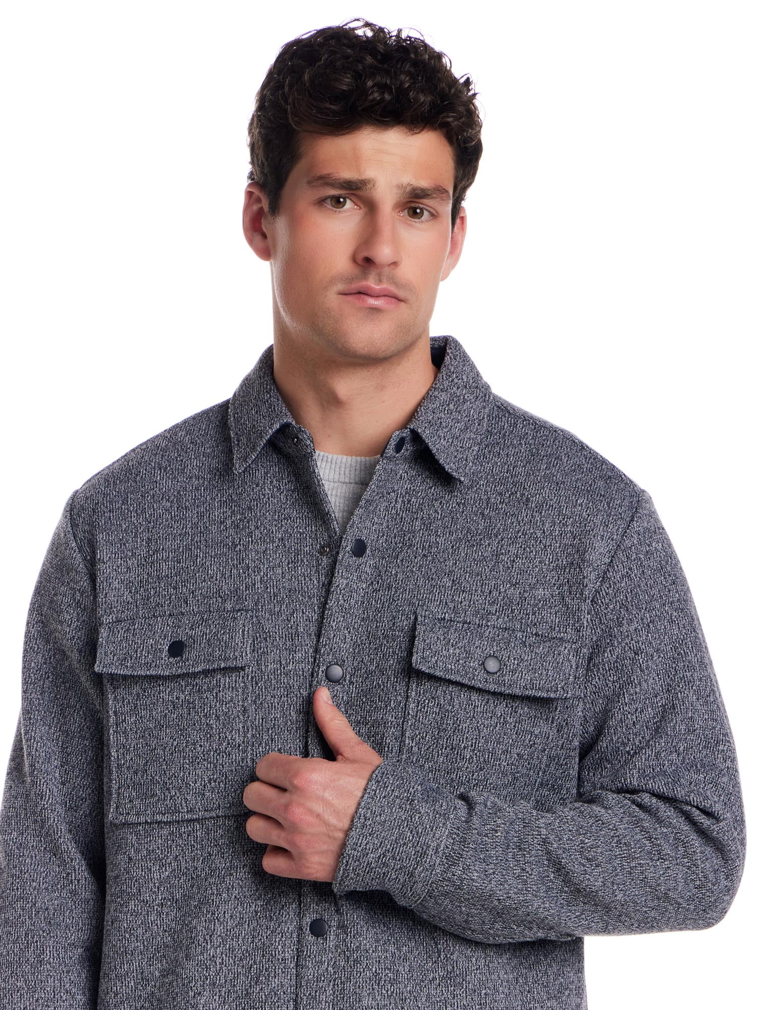 Frontier Threads Men's Long Sleeve Snap Front Shirt Jacket