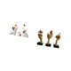 thumbnail image 5 of Esculturas de elefantes,Estatuas de elefantes,decoración del hogar,artesanías de cerámica,Figuras de elefantes familiares Adornos de escritorio,Estatuas del pensador,Estatuas de pensadores, 5 of 8