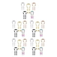 thumbnail image 3 of Guardoinrt Xiangbala Magnetic Fake Septum Nose Rings Hoop for Women Chic and Sophisticated Acrylic 5 Color 5Set, 3 of 6