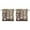 White-36, variant on Kitchen Window Curtains over Sink Coffee Small Window Treatment White Cafe Short Curtains for Bathroom Tier Drapes 27.5x24inch
