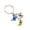 Color F, variant on Dripping Pendant Keychain Fashion Keyring Bag Accessory Unique Design Idea for Women Men