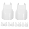 thumbnail image 4 of LOLIPPYY 10Pcs Decorative Post Cover White No Drill Fence Railing Sleeve Stylish Handrail Cap, 4 of 8