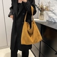 thumbnail image 2 of Bolso Mano Hombro para Mujeres Hombres Gamuza Gran Capacidad, 2 of 9