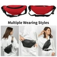 thumbnail image 2 of Unique Bargains 1 Pc Stylish Sports Waist Bag Minimalist Fanny Pack for Sports Red, 2 of 6