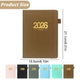 thumbnail image 3 of Tool Series 2026 New A5 Schedule Book Daily Plan Book Hardcover Notebook Creative Notepad Time Management Handbook Student, 3 of 8
