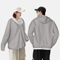 thumbnail image 4 of Lsque Gary Pattern UPF 50+ Lightweight Sun Protection Men's Women's Long Sleeve Shirt, Hoodie Performance -Small, 4 of 7