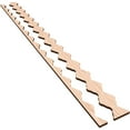 thumbnail image 6 of Ekena Millwork 47"H x 3/8"T Sheyenne Adjustable Wood Decorative Slat Wall Panel Kit, Red Oak (contains 27 Slats + 1 Straight Edge Starter Slat), 6 of 16