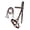 Brown, variant on English Western Horse Leather Bitless Bridle Sidepull Halter Reins Brown 7701BRF